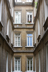 facade of an old building