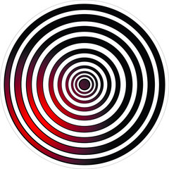 vector illustration: circle for hypnosis circle in a circle. abstraction