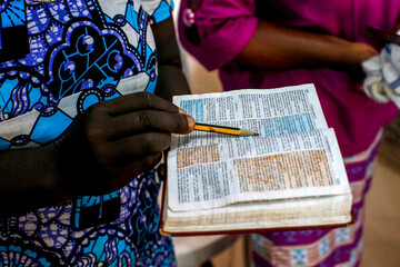 Sunday service at MEIA evangelical church, Grand Bassam, Ivory Coast. 22.03.2018