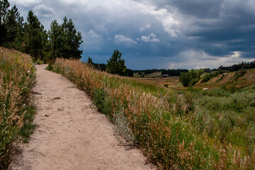 path in the mountains