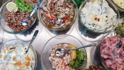 salads with seafood in northern germany