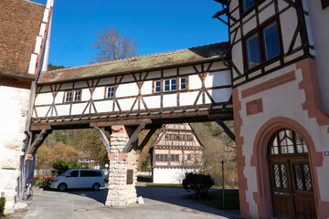 over 900 years old Benedictine monastery in blaubeuren