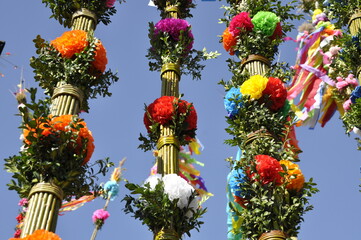 palmy i ozdoby świąteczne na konkursie w Lipnicy Murowanej © Albin Marciniak