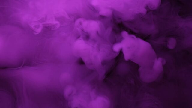 Texture of colored smoke close up. View from above.