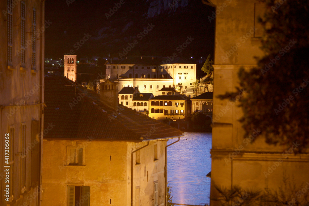 Poster ITALY PIEMONT ORTA LAKE