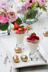 Easter Panna Cotta Desert