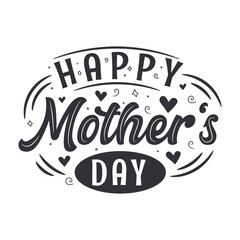 Happy mother's day, mothers day vector design
