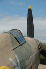 Battle of Britain Hurricane is waiting to take off
