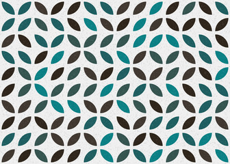 Abstract Geometric Pattern generative computational art illustration