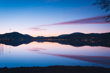 Wörthersee Sunset in Klagenfurt