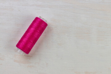 Pink thread spools