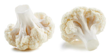 Cauliflower isolated on white
