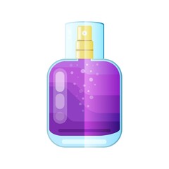 Flat Icon Displaying Soap Cosmetic for Web