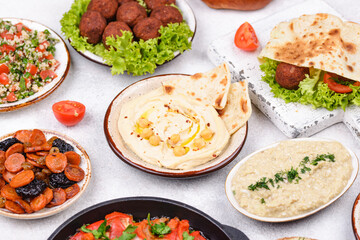 Traditional Jewish, Israeli and middle Eastern food