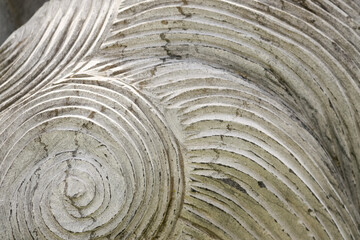 Abstract circle spirals stone background