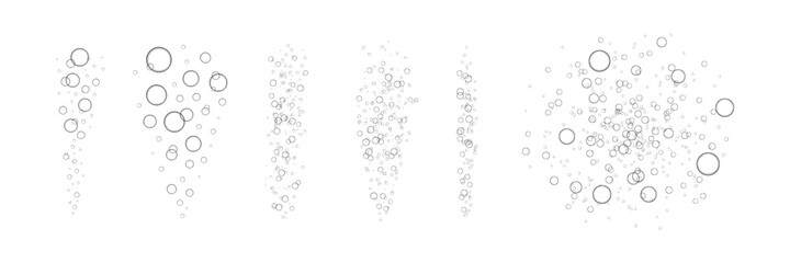 Vector realistic isolated bubbles for template and layout covering on the white background.  © comicsans