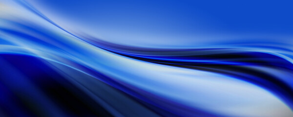 Fantastic elegant wave panorama background design illustration with space for text