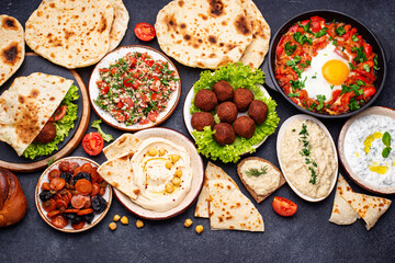 Traditional Jewish, Israeli and middle Eastern food