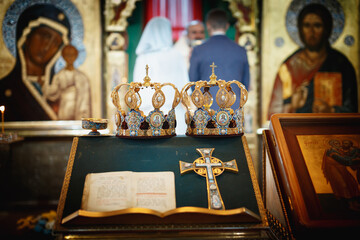 Fototapeta na wymiar altar of the holy trinity