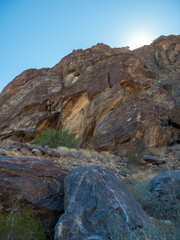 Imposing Rock at Tahquitz Canyon