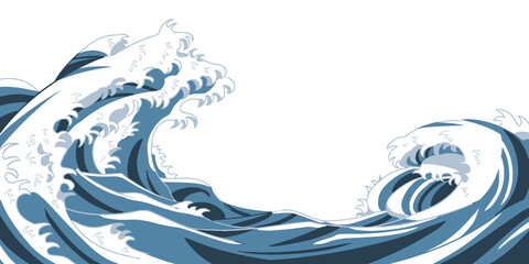 海　和風　線無し