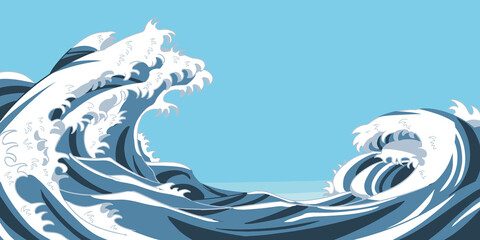 海　和風　青空