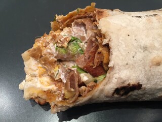 A Doner Kebap on a Plate