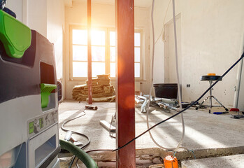 rebuilding an Old real estate apartment, prepared and ready for renovate