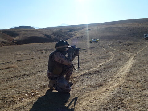 Afghanistan military aircraft, drones, weapon training and tank operations and special forces in 2019 in the summer and during fighting season