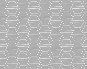 Vector texture background, seamless pattern. Hand drawn, grey, white colors.