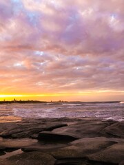 Obraz premium sunset on the beach
