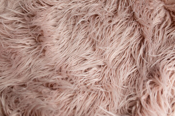background texture. llama fur. artificial fur. pink fur