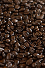 Obraz premium Roasted Coffee Beans Closeup