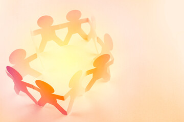 Team holding hands