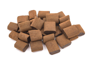 Raw licorice chunks