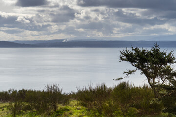 The Puget Sound From Fort Ebey on Whidbey Island Washington State