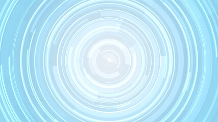 Circle white blue bright technology Hi-tech background. Abstract graphic digital future concept design.