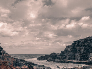 Ocean Canyon and Clouds