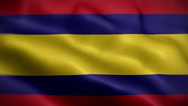 Alor Setar Kedah Flag Loop Background 4K