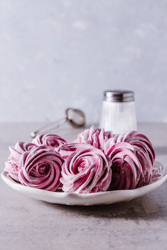 Black currant marshmallows.