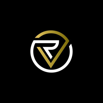 rv luxury logo design vector icon symbol 