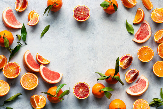 Fresh citrus fruit