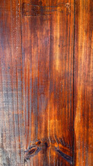 Red rustic wood textured vertical floor table high quality background brown vintage old