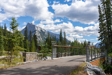 Banff Legacy Trail. Banff National Park, Canadian Rockies, Alberta, Canada.