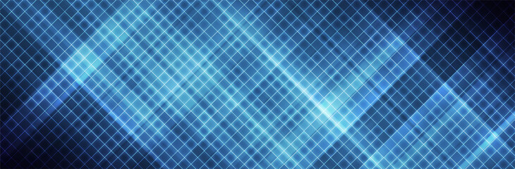 Fototapeta na wymiar Abstract Blue background. Futuristic backdrop. Straight lines. Dynamic pattern. Technology vector illustration