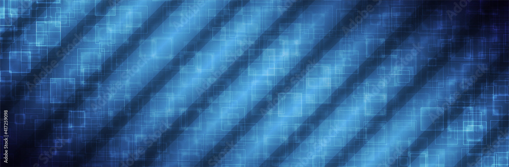 Poster abstract blue background. futuristic backdrop. straight lines. dynamic pattern. technology vector il