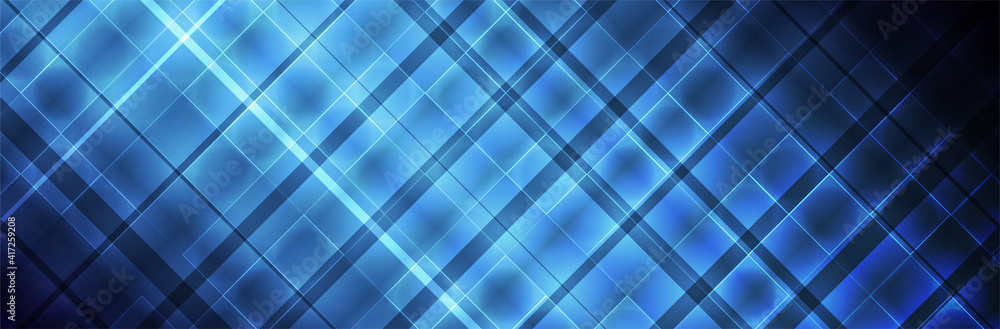 Poster abstract blue background. futuristic backdrop. straight lines. dynamic pattern. technology vector il