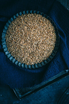 Still life of Cumin Seedss