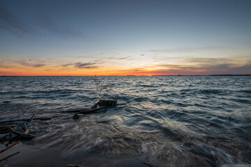 Obraz premium sunset at the beach
