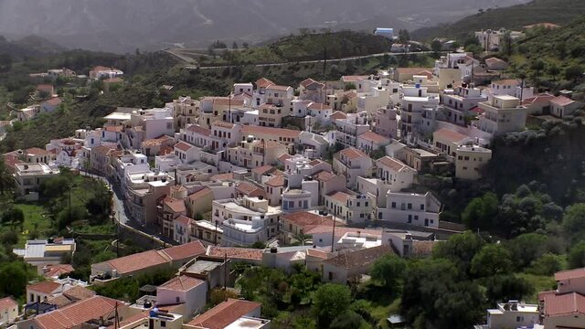 Karpathos Greece Aperi used to be the old capital of the island. Hidden by high slopes, Aperi was not used from the sea, so it was a protected area against pirates in the Medieval times. 